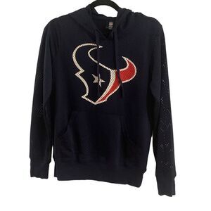 NFL Team Apparel Mesh Houston Texans Womens Mesh Hoodie